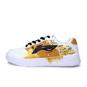 LINING Понтонные лодки износостойкие и легкие низкие скейтборд кроссовки унисекс white