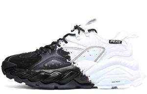 Кроссовки мужские массивные низкие черные/белые Peak