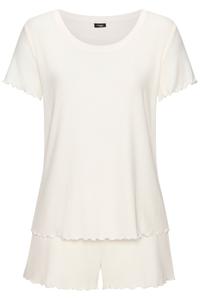 Короткий пижамный комплект VIVANCE Dreams, кремовый