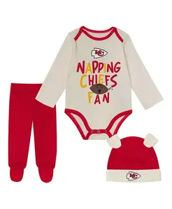 Комплект Little Champ из 3 предметов Kansas City Chiefs красный для мальчиков и девочек Outerstuff