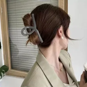 Большая акриловая заколка для волос Miniministore, цвет Gray