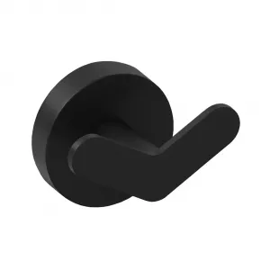 Начало Двойная вешалка для ванной комнаты Cosmic, матовый черный