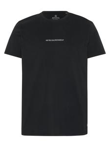 Рубашка Detto Fatto mit QR-Code-Print, черный