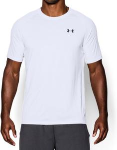 Мужская техническая футболка с коротким рукавом Under Armour, White/ Black