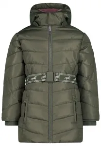 Стеганое пальто СОЛЬ И ПЕРЕЦ, с модным поясом Salt And Pepper, зеленый