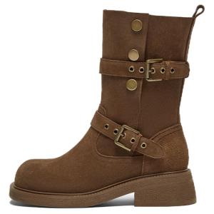 Ботильоны женские цвета кофе/кемел BASTO, Coffee