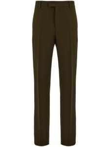 Ferragamo брюки по фигуре, зеленый