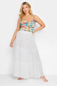 Пляжная юбка Yours, белый