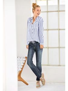 Блузка-рубашка цвета экрю Heine