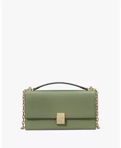 Женская мини-сумка Deco Pebbled с цепочкой и клапаном через плечо kate spade new york, розовый