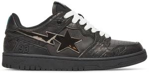 Кроссовки BAPE Sk8 Sta Low 'Black', черный