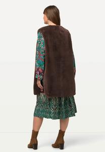 Жилет Ulla Popken, темно-коричневый