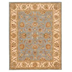 Ковер из шерсти с цветочным рисунком в рамке Heritage Colmar Safavieh, 122x183 см