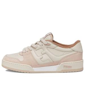 Кроссовки match low top suede 'pink beige' Fendi, розовый