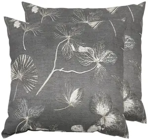 Декоративные подушки GO-DE "Клара", набор из 2 шт., 48x48 см 48х48 см, серо-коричневый