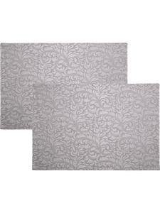 Erwin Müller Жаккардовые, хлопчатобумажные, тканые салфетки, набор из 2 штук, цвет Hamm, серебристый