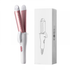 Щипцы для завивки и выпрямления волос, двойного назначения Evanley, upgraded-розовый[ceramic glazed surface hair-friendly]fast heating+quick shaping+easy styling+dual-purpose for curling and straightening+volumizing roots