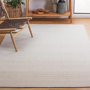 SAFAVIEH Kilim Collection ковер, 153 x 244 см, Beige, Handmade Flat Weave Casual Solid, идеален для помещений с высокой проходимостью в гостиной, спальне (KLM303B)