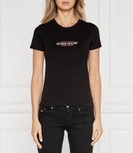 Футболка Guess Jeans AMERICAN Slim Fit, черный