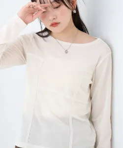 Полупрозрачный бархатный бюстье-пуловер