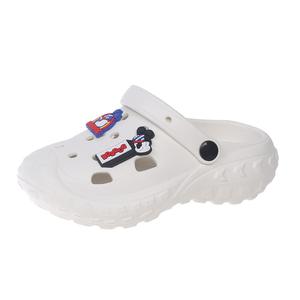 Детские тапочки для подростков, противоскользящие, с амортизацией от ударов и истираний, дышащие BOBDOG, белый