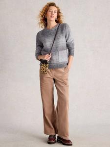 Свитер Lilbet из омбре пряжи White Stuff, Grey/Multi