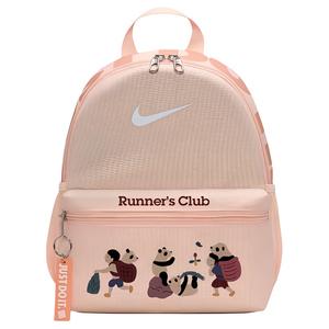 Nike Тканевый рюкзак унисекс кораллово-красный и абрикосово-желтый, Running Panda