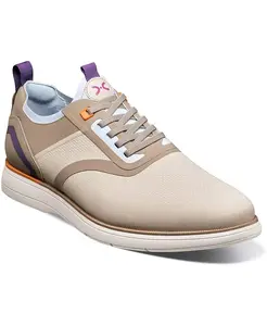 Мужские туфли Everidge Plain Toe на эластичных шнурках Stacy Adams, белый