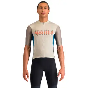 Джерси с коротким рукавом Sportful Supergiara Logo, бежевый