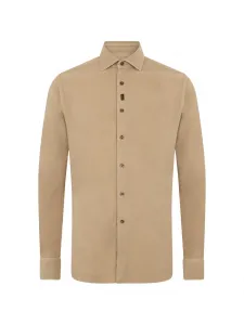Рубашка на пуговицах Moorer, бежевый