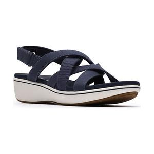 Женские сандалии Cloudsteppers breezerae ana с мягкой стелькой Clarks, Navy Canvas