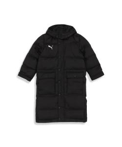 Детская футбольная длинная пуховая куртка TEAMLIGA для мальчиков, размеры 120-160 см.