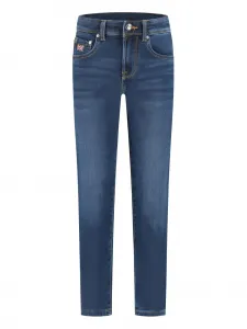 Джинсы с нашивкой-логотипом Hackett Kids, синий