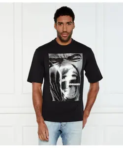 Футболка Loose fit Dsquared2, черный
