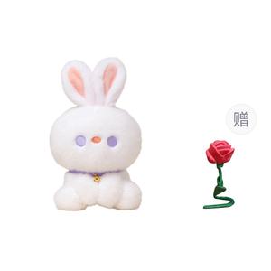 Кукла-компаньон для стола плюшевая кукла высота 16см Doudou Beibei, розовый