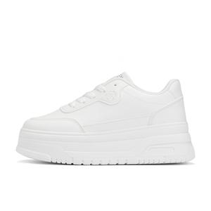 RENBEN Легкие низкие скейтерские туфли для женщин с эффектом увеличения роста - полностью белые, цвет All White