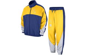 Nike Golden State Warriors Starting 5 Courtside Casual Спортивная одежда Golden State Warriors Мужская вельветовая Blue