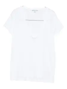 Футболка с V-образным вырезом James Perse, белый