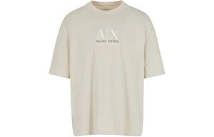 Футболка с рукавом дроп-шоулдер мужская ARMANI EXCHANGE, экрю