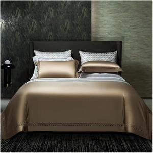 YIZUFU Комплект постельного белья из египетского хлопка 1500TC цвета ivory Brown