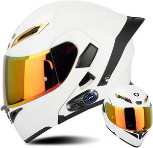 Шлем спортивный SMCXKS LYQK888 Bluetooth, белый