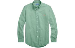 Футболка поло из легкой сетчатой ткани Polo Ralph Lauren, античный зеленый