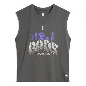 Топ Li-Ning BadFive Graphic Tank 'Grey' AVSU461-2, серый
