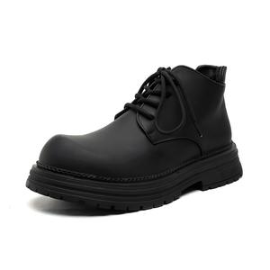 V ZERO FIVE Короткие мужские ботинки Martin 5 см, черные