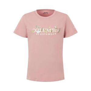 Columbia Обычная футболка женская розовая