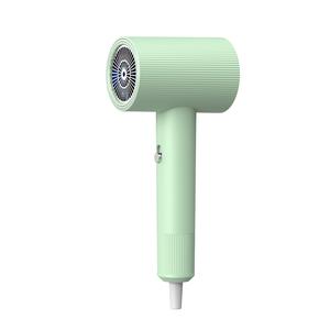 Фен D2 2100 Вт термостатический и быстрая сушка высокая скорость сушки бытовой мощный воздушный поток тихий постоянный Ncokoc, зеленый