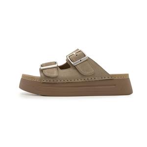 Сандалии-слайдеры женские серые, нескользящие, устойчивые к запахам и истиранию FED, Gray