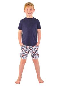 Набор из 3 однотонных шорт с принтом Just Essentials, синий