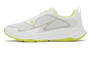 DESCENTE Амортизирующие дышащие легкие мужские беговые кроссовки с низким верхом и эффектом отскока бело-зеленые WT-White, цвет WT-White