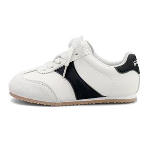 Противоскользящие и износостойкие, легкие, амортизирующие, низкие детские кроссовки для скейтбординга ST&SAT KIDS, черный